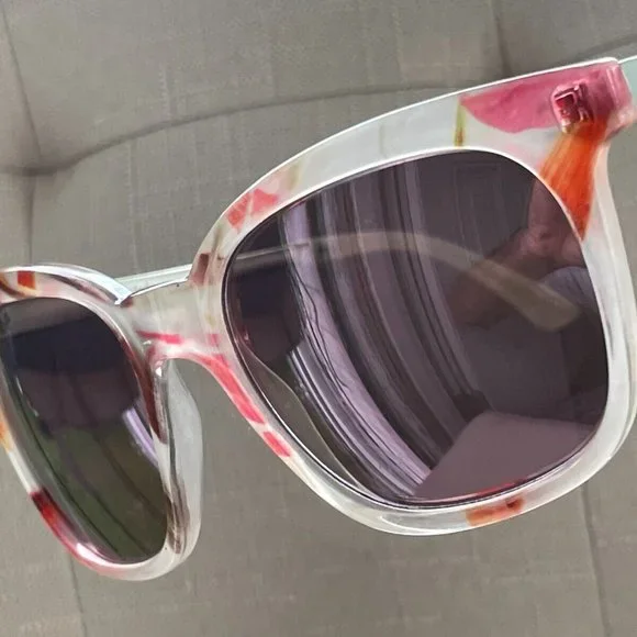Panama Jack Women Sunglasses Pink Floral Eye Wear SR1016 Shades - Picture 3 of 11